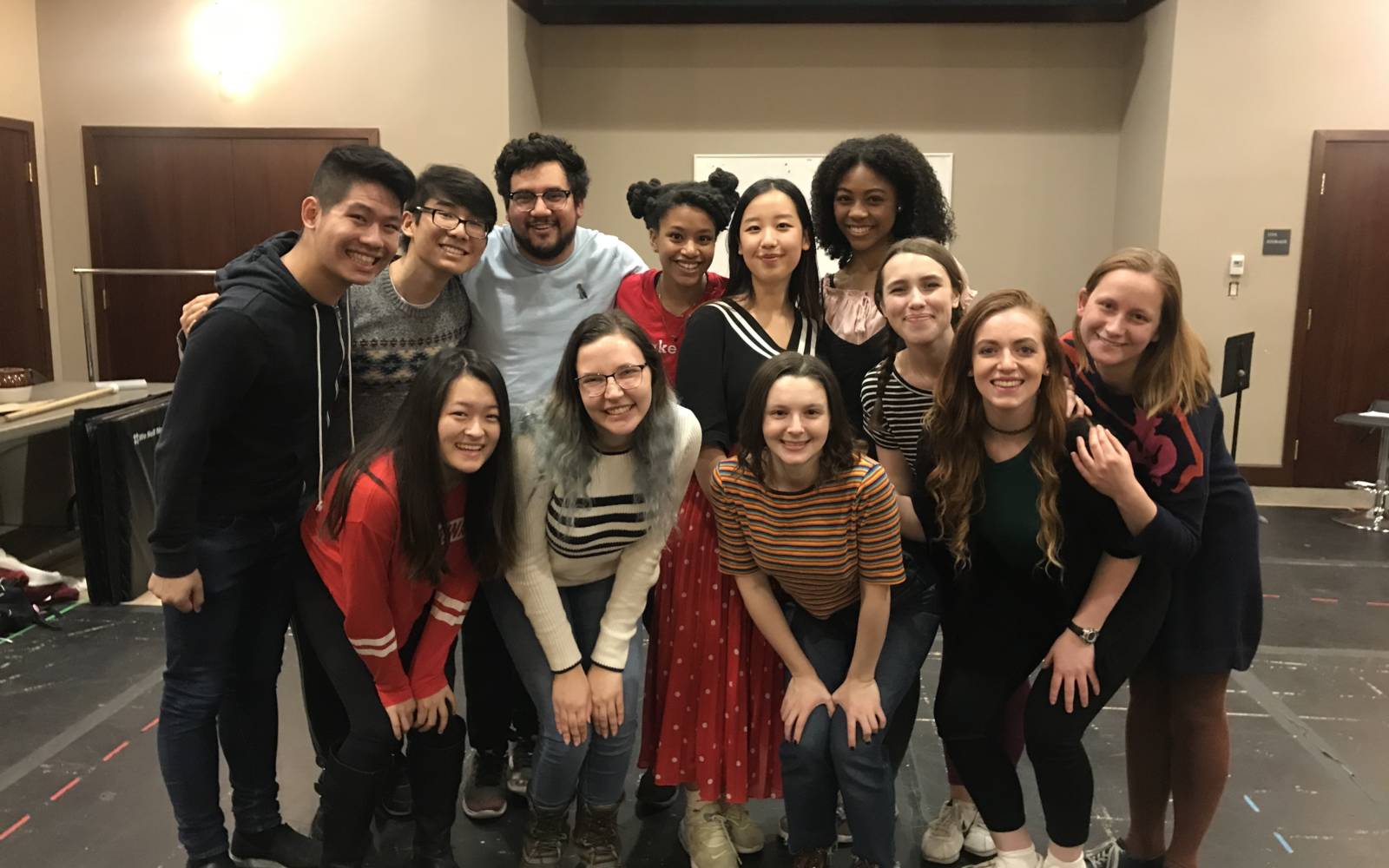 The cast and creative team of Thumbelina