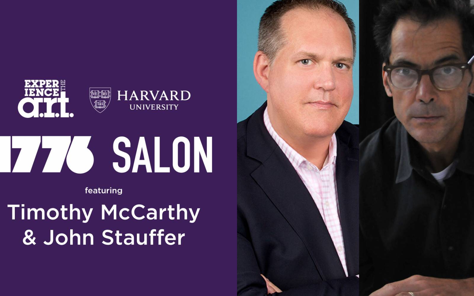 1776 Salon featuring Timothy McCarthy and John Stauffer
