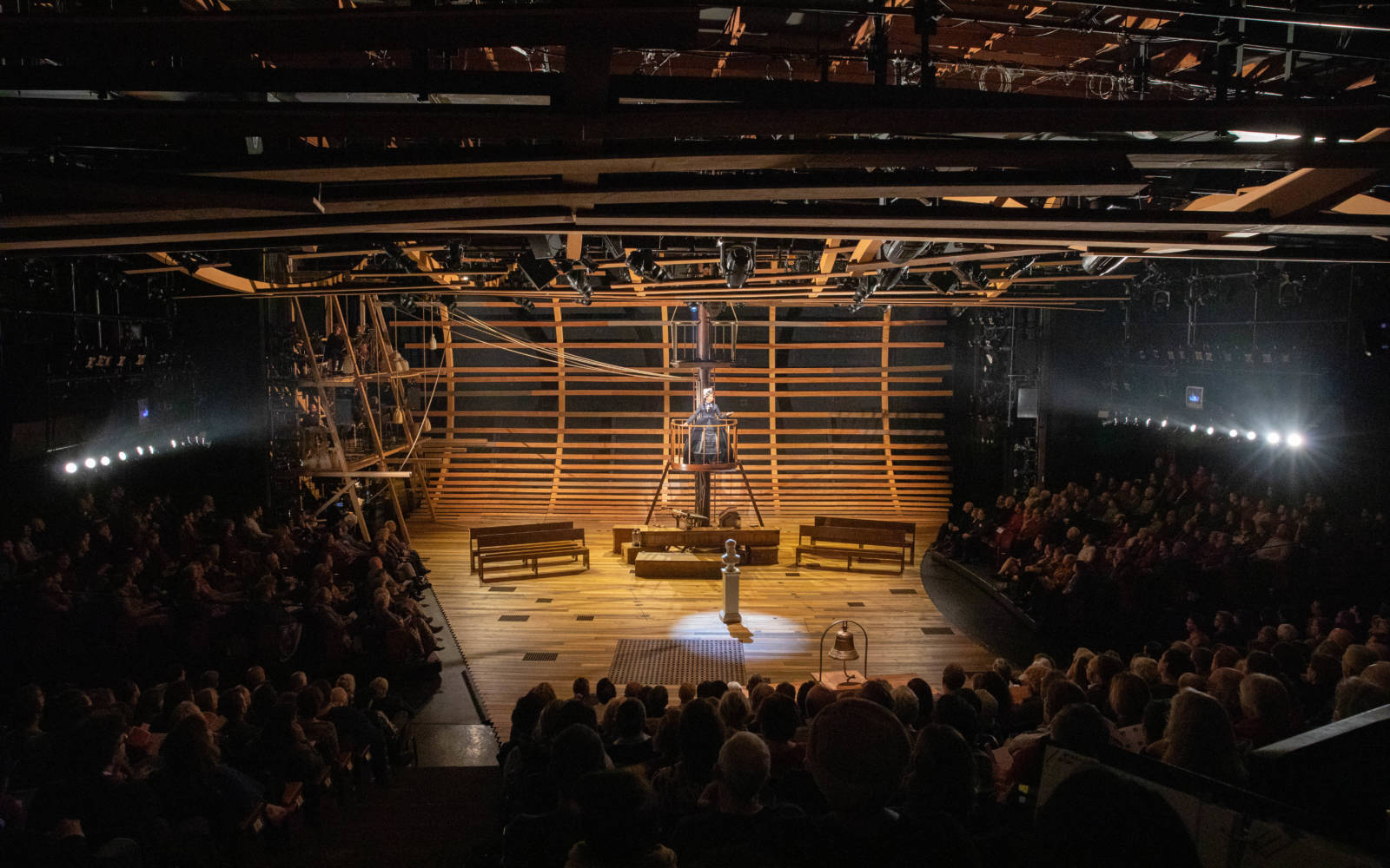Dawn L. Troupe and the set of Moby-Dick